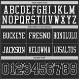 Custom Black-White Reversible Double Side Authentic Football Jersey