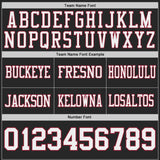 Custom Black White-Cardinal Reversible Double Side Authentic Football Jersey