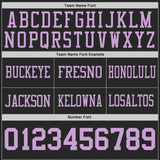 Custom Black-Light Purple Reversible Double Side Authentic Football Jersey