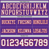 Custom Red White-Purple Reversible Double Side Authentic Football Jersey