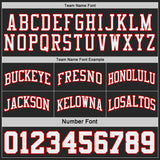 Custom Black Red Pinstripe-White Reversible Double Side Sublimation Basketball Set Jersey
