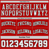 Custom Black Red Pinstripe-White Reversible Double Side Sublimation Basketball Set Jersey