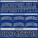 Custom Black Royal Pinstripe-White Reversible Double Side Sublimation Basketball Set Jersey