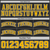Custom Black Gold Pinstripe-White Reversible Double Side Sublimation Basketball Set Jersey