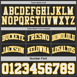 Custom Black Gold Pinstripe-White Reversible Double Side Sublimation Basketball Set Jersey