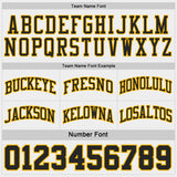 Custom Black Gold Pinstripe-White Reversible Double Side Sublimation Basketball Set Jersey