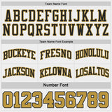 Custom Black Old Gold Pinstripe-White Reversible Double Side Sublimation Basketball Set Jersey