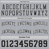 Custom Black Gray Pinstripe-White Reversible Double Side Sublimation Basketball Set Jersey