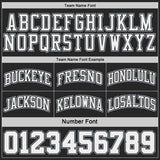 Custom Black Gray Pinstripe-White Reversible Double Side Sublimation Basketball Set Jersey