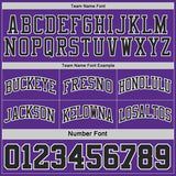 Custom Black White Pinstripe-Purple Reversible Double Side Sublimation Basketball Set Jersey