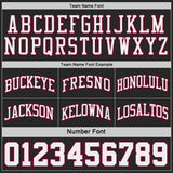 Custom Black Maroon Pinstripe-White Reversible Double Side Sublimation Basketball Set Jersey