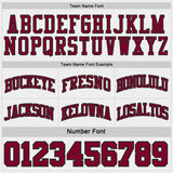 Custom Black Maroon Pinstripe-White Reversible Double Side Sublimation Basketball Set Jersey