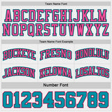 Custom Black Pink Pinstripe-Teal Reversible Double Side Sublimation Basketball Set Jersey