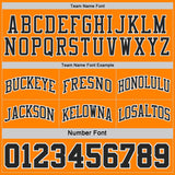 Custom Black Bay Orange Pinstripe-White Reversible Double Side Sublimation Basketball Set Jersey