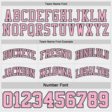 Custom Black Light Pink Pinstripe-White Reversible Double Side Sublimation Basketball Set Jersey