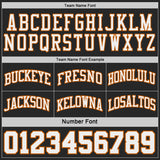 Custom Black Texas Orange Pinstripe-White Reversible Double Side Sublimation Basketball Set Jersey