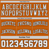 Custom Black Texas Orange Pinstripe-White Reversible Double Side Sublimation Basketball Set Jersey