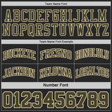 Custom Black Cream Pinstripe-Olive Reversible Double Side Sublimation Basketball Set Jersey