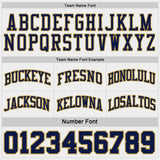 Custom Navy Old Gold Pinstripe-White Reversible Double Side Sublimation Basketball Set Jersey