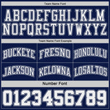 Custom Navy Gray Pinstripe-White Reversible Double Side Sublimation Basketball Set Jersey