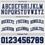 Custom Navy Gray Pinstripe-White Reversible Double Side Sublimation Basketball Set Jersey