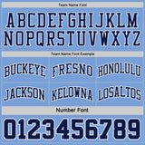 Custom Navy Light Blue Pinstripe-White Reversible Double Side Sublimation Basketball Set Jersey