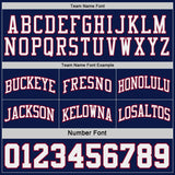 Custom Navy Maroon Pinstripe-White Reversible Double Side Sublimation Basketball Set Jersey