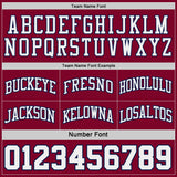 Custom Navy Maroon Pinstripe-White Reversible Double Side Sublimation Basketball Set Jersey