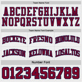 Custom Navy Maroon Pinstripe-White Reversible Double Side Sublimation Basketball Set Jersey