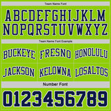Custom Navy Neon Green Pinstripe-White Reversible Double Side Sublimation Basketball Set Jersey