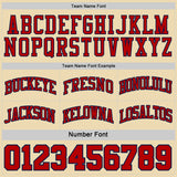 Custom Navy Red Pinstripe-Cream Reversible Double Side Sublimation Basketball Set Jersey