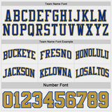Custom Royal Old Gold Pinstripe-White Reversible Double Side Sublimation Basketball Set Jersey