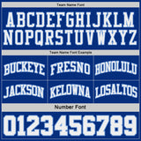 Custom Royal White Pinstripe-Light Blue Reversible Double Side Sublimation Basketball Set Jersey