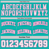 Custom Pink White Pinstripe-Aqua Reversible Double Side Sublimation Basketball Set Jersey