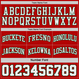 Custom Red White Pinstripe-Green Reversible Double Side Sublimation Basketball Set Jersey