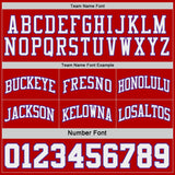 Custom Red White Pinstripe-Purple Reversible Double Side Sublimation Basketball Set Jersey