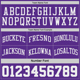 Custom Purple White Pinstripe Reversible Double Side Sublimation Basketball Set Jersey