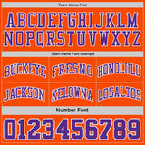 Custom Purple Orange Pinstripe-White Reversible Double Side Sublimation Basketball Set Jersey