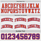 Custom Purple Orange Pinstripe-White Reversible Double Side Sublimation Basketball Set Jersey