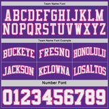 Custom Purple Pink Pinstripe-White Reversible Double Side Sublimation Basketball Set Jersey
