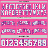 Custom Purple Pink Pinstripe-White Reversible Double Side Sublimation Basketball Set Jersey