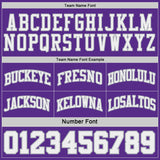 Custom Purple Gray Pinstripe-White Reversible Double Side Sublimation Basketball Set Jersey