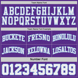 Custom Purple Light Blue Pinstripe-White Reversible Double Side Sublimation Basketball Set Jersey