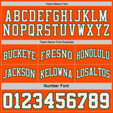 Custom Green Orange Pinstripe-White Reversible Double Side Sublimation Basketball Set Jersey