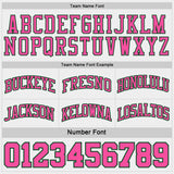 Custom Green Pink Pinstripe-White Reversible Double Side Sublimation Basketball Set Jersey