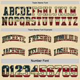 Custom Olive Cream Pinstripe Vintage USA Flag-Maroon Reversible Double Side Sublimation Basketball Set Jersey