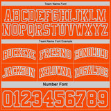 Custom Orange Gray Pinstripe-White Reversible Double Side Sublimation Basketball Set Jersey