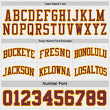 Custom Burgundy Gold Pinstripe-White Reversible Double Side Sublimation Basketball Set Jersey