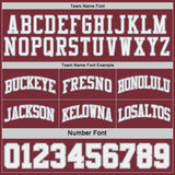 Custom Burgundy Gray Pinstripe-White Reversible Double Side Sublimation Basketball Set Jersey