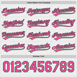 Custom Green White-Pink Reversible Button-Down Baseball Jersey